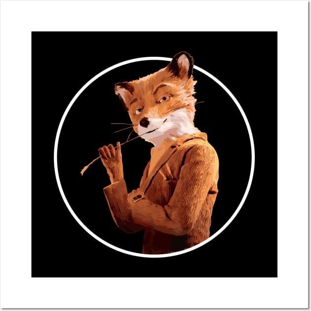 Fantastic Mr Fox - Foxy - Simple Wall Art by Barn Shirt USA